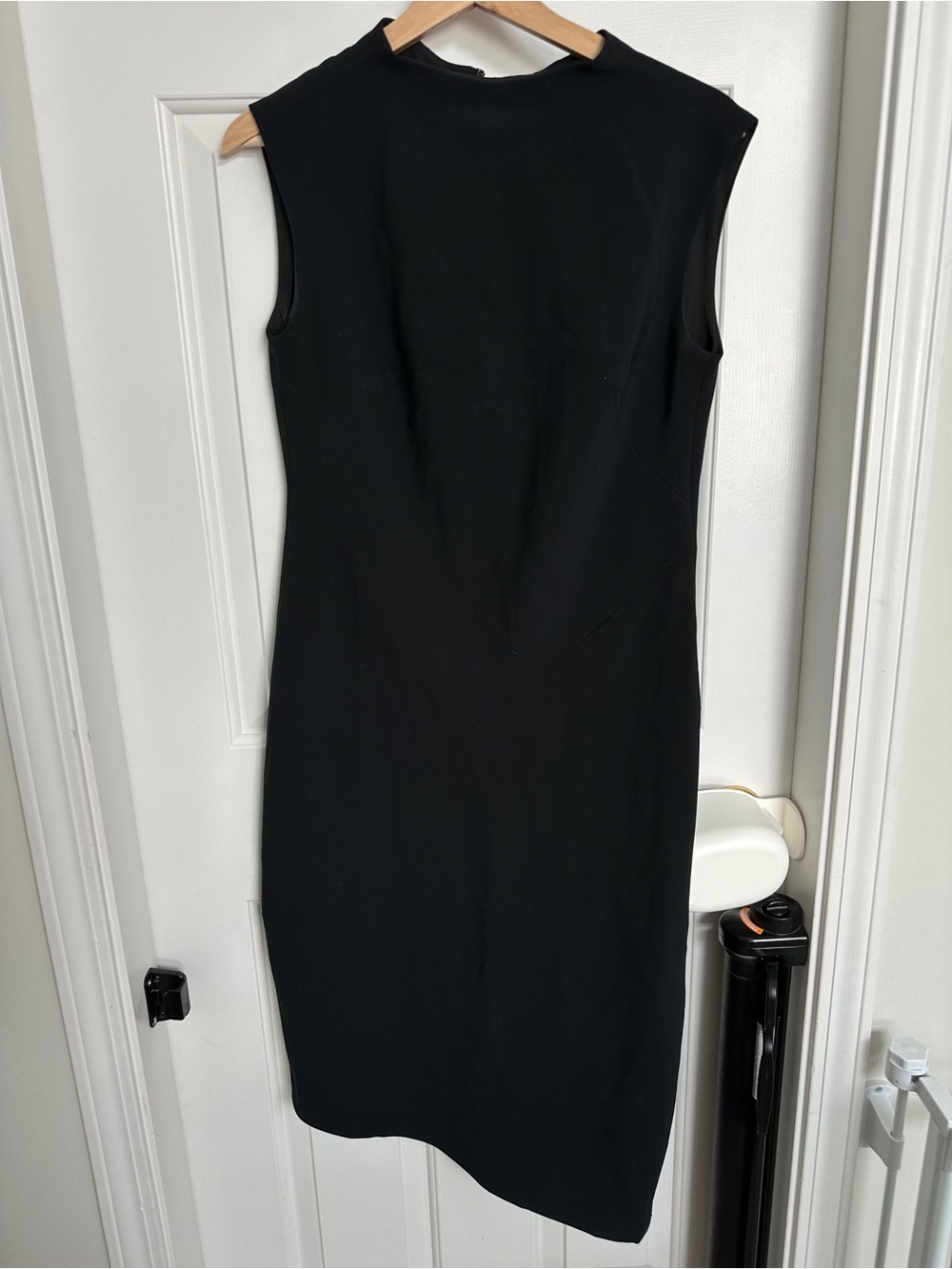 Banana Republic Black High-Low Sleeveless Sheath Dress - 4 - NWT